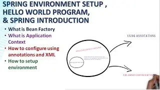 02 - Spring Introduction | Setup Spring Project | Hello World Program