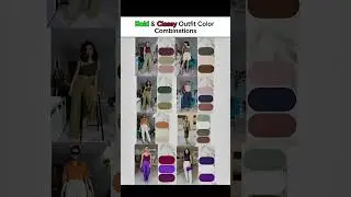 Bold & Classy Outfit Color Combinations | Fashion Inspiration for Women #OutfitIdeas #ClassyOutfits