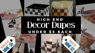 5 *NEW* HIGH END DECOR DUPES EASY DECOUPAGE DIYS