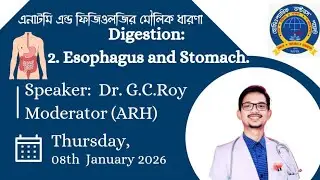 Anatomy & Physiology || Esophagus & Stomach || Dr. G.C. Roy || Homeopathic Doctors' Point_08-01-2026