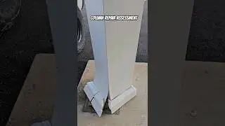 COLUMN REPAIR ASSESMENT #superlativecontracting #preciseprofessionals