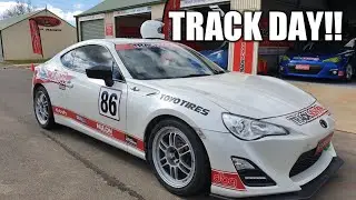 Track Day Racing a Toyota 86 at Wakefield Park with Trackschool