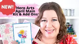 NEW Hero Arts My Monthly Hero Kit April 2022 | 5 Cards!