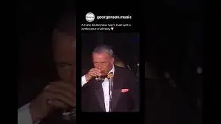 A Frank Sinatra New Year&rsquo;s toast with a jumbo pour of whiskey 🥃