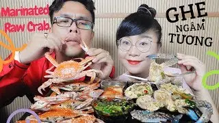 MUKBANG ĂN GHẸ SỐNG NG&Acirc;M TƯƠNG H&Agrave;N QUỐC V&Agrave; GHẸ LUỘC NGON NHỨC NHỐI | LiBi TV