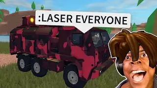 ROBLOX Military Tycoon Funny Moments (LASERTRUCK)