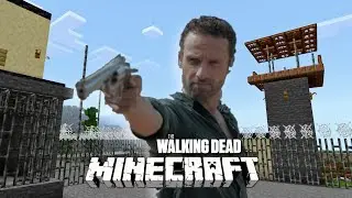 Bulding The walking Dead Prison in Minecraft (Prison tour #1)