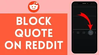 How to Block Quote in Reddit 2024 | Quote Block in Reddit