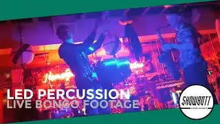 LED PERCUSSION | Unique percussion entertainer for hire at weddings and events | Live Bongo Show