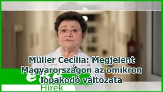M&uuml;ller Cec&iacute;lia: Megjelent Magyarorsz&aacute;gon az omikron lopakod&oacute; v&aacute;ltozata