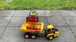 LEGO Technic 42114 and 42030 in action