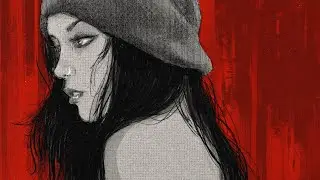 Digital Art Timelapse Procreate | Comic book Style Portrait |  art channel