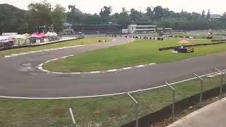 RACE SENTUL KARTING KELAS AEROK 155CC CRASH LANGSUNG GAS LAGI