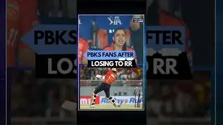 Punjab Kings Fan's Viral Reaction as PBKS Lose To Rajasthan | IPL2025 | #PBKSvsRR | #ytshorts