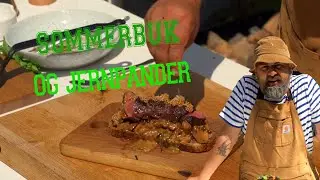 Sommerbuk med kantareller i fløde - Og hvordan du vedligeholder jernpander