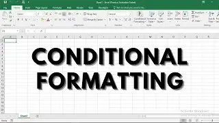 Conditional Formatting Part-1
