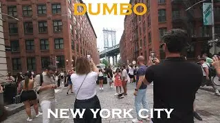 EXPLORING DUMBO BROOKLYN IN 4K - NEW YORK CITY, SUMMER 2025