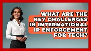 What Are The Key Challenges In International IP Enforcement For Tech? - AI and Technology Law