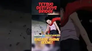 Tetsuo's Bridge Catastrophe | Explosive Anime Destruction💪🔥#shorts #anime #animeworld #akira #80s