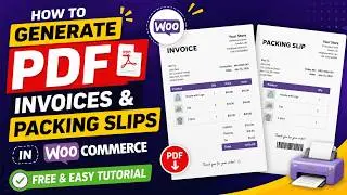How to Set Up PDF Invoices & Packing Slips for WooCommerce (Free Plugin)