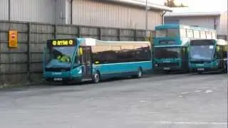 Brand new Arriva Southend Versa bus KX62 JNO & driver trainer Volvo B6 L210 YCU