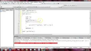 C Programming Tutorial(Bangla-27)- Return Array From Function