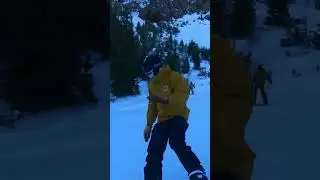 Snow Surfing the Goldfish!