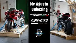 Unboxing meines neuen Motorrads und der Mv Agusta Superveloce 1000 Serie Oro