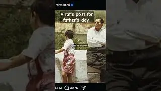 Virat's post for father's day #cricket #rcbians #rcbpavilion #rcbipl #ipl #viralshort #love #shorts
