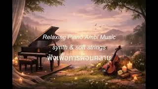 Relaxing Music  pulsating synths, slow piano & soft strings ฟังเพื่อความผ่อนคลาย ด้วยเปียโน ไวโอลิน