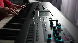 Roland Fantom EX 8. Arpeggiato funkcijos i&scaron;bandymas
