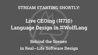 Live CEOing Ep 710: Language Design Review for Foreign Function Interface Functionality