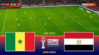 SENEGAL vs EGYPT - Africa Cup of Nations 2026 Semi Final | Full Match All Goals | Pes 21 Gameplay
