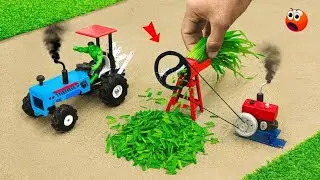 Diy mini tractor making mini motor water pump science project ‎⁨@sanocreator⁩  