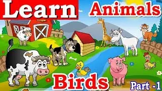 farm games free | learn wild animals funny videos for kids |  playmobil | wrong heads animals-1