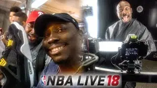 I GOT SCANNED INTO NBA LIVE 18 & OPENING JORDAN SHOES IN NEW YORK!