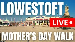 🔴 LOWESTOFT LIVE - Seafront & Town Tour