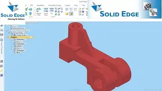 Solid edge tutorial for beginners - Rib