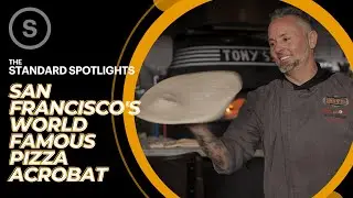 Мастер пиццы из Сан-Франциско демонстрирует свои навыки с акробатическим талантом