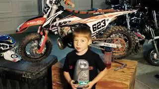 KTM 50SX Mini Oil Change