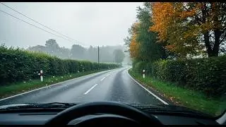 Relaxing Dashcam Drive Through Beautiful UK Countryside & Villages 🇬🇧