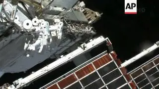 4:3 Astronauts at the ISS on a space walk to repair leaking radiator