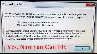 Click-to-Run installer based office programs installed on your computer:!!!Technology Up