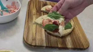FishEx  Easy Mediterranean Smoked Salmon Pizza