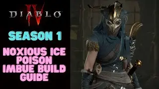 BEST full poison rogue build - Noxious Ice Freeze Grenade + 4060 GPU GIVEAWAY! - Season 1 Diablo 4