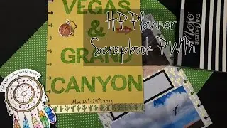 Creating Scrap Booking Pages for my Happy Planner//Scrap Book Pages for Vegas and Grand Canyon Trip