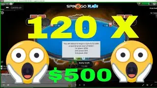 HUGE SPIN & GO FLASH GAME !!! $500 UP TOP