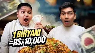 Rs. 10,000 Biryani Eating Challenge | 2KG Biryani in One Sitting 😱