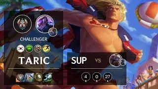 Taric Support vs Poppy - KR Challenger Patch 10.10