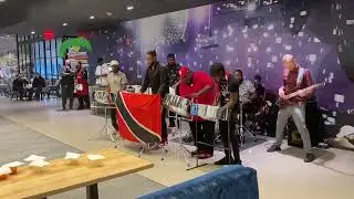 Trinidadian Steel Band playing at JPMORGAN Chase employee appreciation week part 6